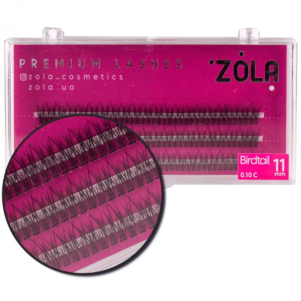 Zola вії-пучки Birdtail 11 mm